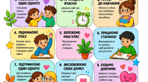 Оформлення класу. Правила нашого класу
