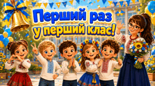 Перший урок для учнів 1 класу. Перший Дзвоник.🔔 День Знань