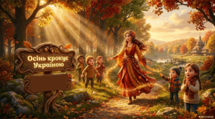 Осінь крокує Україною - презентація