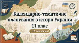 КТП з історії України 11 клас (105 год. на рік) підручн. Хлібовська
