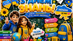 День Знань (комплект для оформлення дошки)