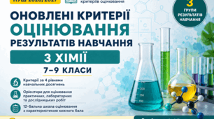 Оновлені критерії оцінювання результатів навчання з хімії. 7–9 класи НУШ (2026-2027 н.р.)