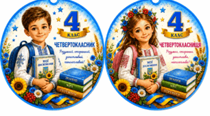 Медальки. 4 клас. Я четвертокласник.