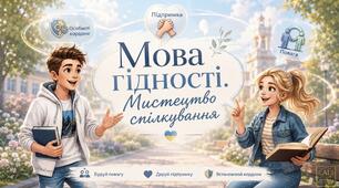 Комплект матеріалів до  уроку "МОВА ГІДНОСТІ" (презентація+постер+роздатковий матеріал) 5-11 кл