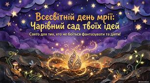 Презентація "Всесвітній день мрії: Чарівний сад твоїх ідей"