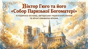 В. Гюго «Собор Паризької Богоматері» Історична основа твору та її авторське переосмислення.