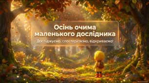 Осінь очима маленького дослідника - презентація