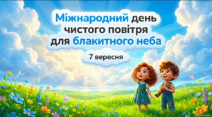 🌍 Міжнародний день чистого повітря для блакитного неба — 7 вересня