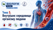 Тема 5. Внутрішнє середовище організму людини