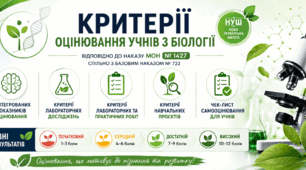 КРИТЕРІЇ ОЦІНЮВАННЯ УЧНІВ З БІОЛОГІЇ