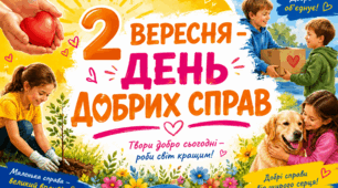 🌹🌹🌹2 ВЕРЕСНЯ - ДЕНЬ ДОБРИХ СПРАВ 🌹🌹