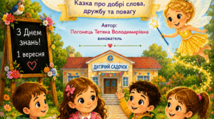 «Слова, що обіймають» ілюстрована казка до 1 вересня.