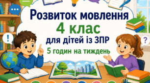 Календарне планування розвиток мовлення 4 клас (рік) для дітей із ЗПР 5 годин на тиждень