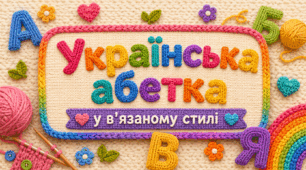 Українська абетка у в'язаному стилі