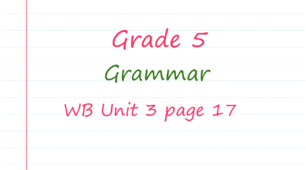 Prepare 5. Unit 3. Grammar. There is/are. In/On (WB page 17)