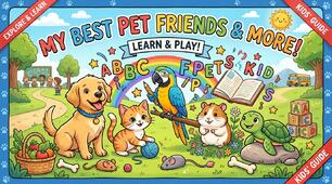 "Pets" Наочно-дидактичний комплект  (Картки, транскрипція, ігри та вправи)