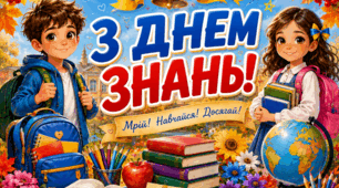 Постер «З Днем знань!»