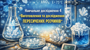 Навчальне дослідження 4 "Виготовлення та дослідження пересичених розчинів" (За підручником О.Григоровича)