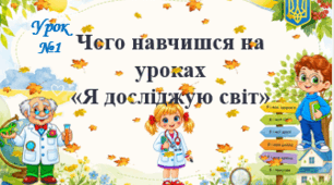 Чого навчишся на уроках  ЯДС