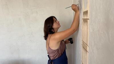 Волинська художниця перетворила сільську школу на мистецький простір