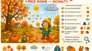 Завдання на тему "Осінь"🍄‍🟫🦔🍁🍂🍄