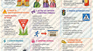 Інфографіка. Інструктаж з техніки безпеки.