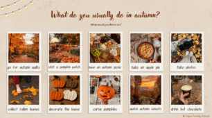 Осінні завдання з англійської мови | Autumn Speaking Activities | A1–A2