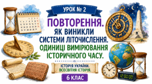 Повторення. Як виникли системи літочислення. Одиниці вимірювання історичного часу.