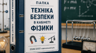 Готова папка “Техніка безпеки в кабінеті фізики” 2026/2027: повний комплект документації