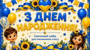 «З Днем народження! Святковий набір для іменинників класу»