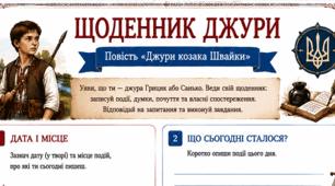 Володимир Рутківський Повість "Джури козака Швайки" Робочі аркуші