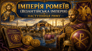 Імперія Ромеїв (Візантійська Імперія) - наступниця Риму