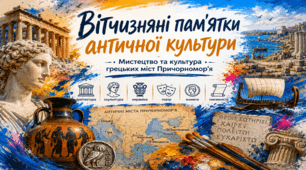 Вітчизняні пам’ятки античної культури (Мистецтво та культура грецьких міст Причорномор’я).