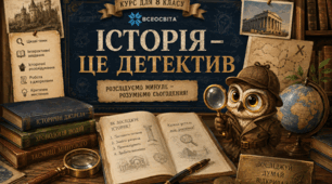 Історія України -8 клас ( 10 презентацій до тем ) 🦉 «Справа Ранньомодерної доби: розслідування з Совою-Детективом» Козацька доба (8 клас, НУШ)