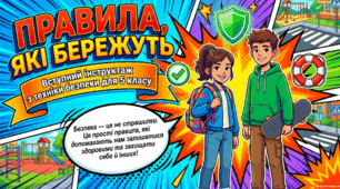 Інтерактивна презентація «Правила, які бережуть» — вступний інструктаж з безпеки для 5 класу (Safety Quest) на 2026/2027 н.р.