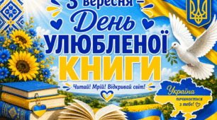 💛🩵💛ПОСТЕРИ 📚"3 вересня - День улюбленої книги"📖🪶🩵💛