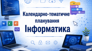 Календарно-тематичне планування з інформатики 7 клас (1,5 години/тиждень)
