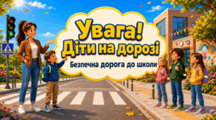 «Увага! Діти на дорозі» . Правила дорожнього руху для дітей. Готовий матеріал для уроку/виховної години