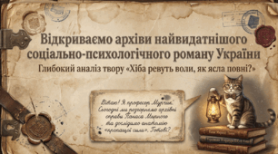 📚🌾 Панас Мирний. «Хіба ревуть воли, як ясла повні?» + яскравий робочий аркуш від котика Мурчика 🐱✨