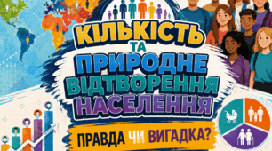 НУШ 9 клас "Кількість та природне відтворення населення: правда чи вигадка?" за модельною навчальною програмою Запотоцького. Підручник Запотоцький С.П., Зінкевич М.В., Гудзеляк І.І., Івах В.Ю., Івах Я.Є., Брайчевський Ю.С., Мозіль О.В.