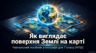 Презентація з географії 7 клас НУШ: Як виглядає поверхня Землі на карті