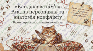 📚🏡 Іван Нечуй-Левицький «Кайдашева сім’я». Аналіз персонажів + яскравий робочий аркуш від котика Мурчика 🐱✨