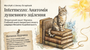 📚🌿 Михайло Коцюбинський. «Intermezzo» + яскравий робочий аркуш від котика Мурчика 🐱✨