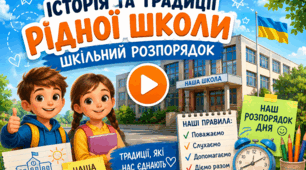 Історія та традиції рідної школи. Шкільний розпорядок