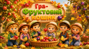 Гра-руханка «Фруктовий кошик»