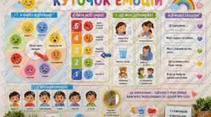 🌈 КУТОЧОК ЕМОЦІЙ — яскравий помічник для дітей у світі почуттів! 💛💙