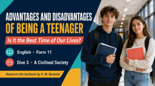 Презентація «Advantages and Disadvantages of Being a Teenager. Переваги й труднощі підліткового віку». Англійська мова, 11 клас. За підручником В. М. Буренко