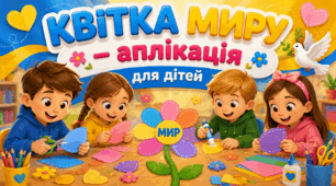 КВІТКА МИРУ — аплікація 🌸