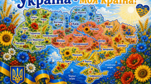 💎💛Постери «Україна — моя країна» 🌻💙💛Мапа України💛