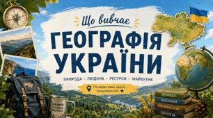 Презентація на урок географії у 8 класу на тему "Що вивчає географія України" та робочий аркуш до неї